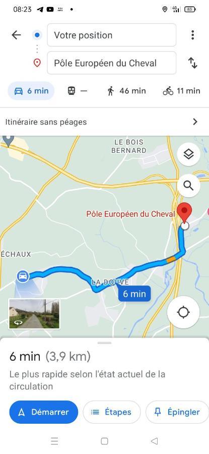 Gite Independant Avec Grand Parking Exterieur Sargé Les Le Mans Exterior foto